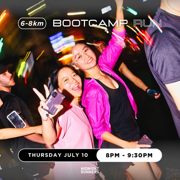cover photo for 6-8KM Bootcamp Run with Music 🎶