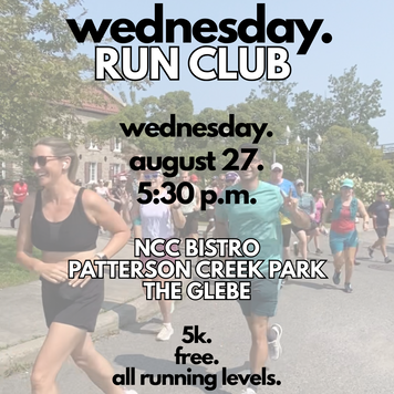 cover photo for Wednesday Run Club - August 27 @ 5:30 pm